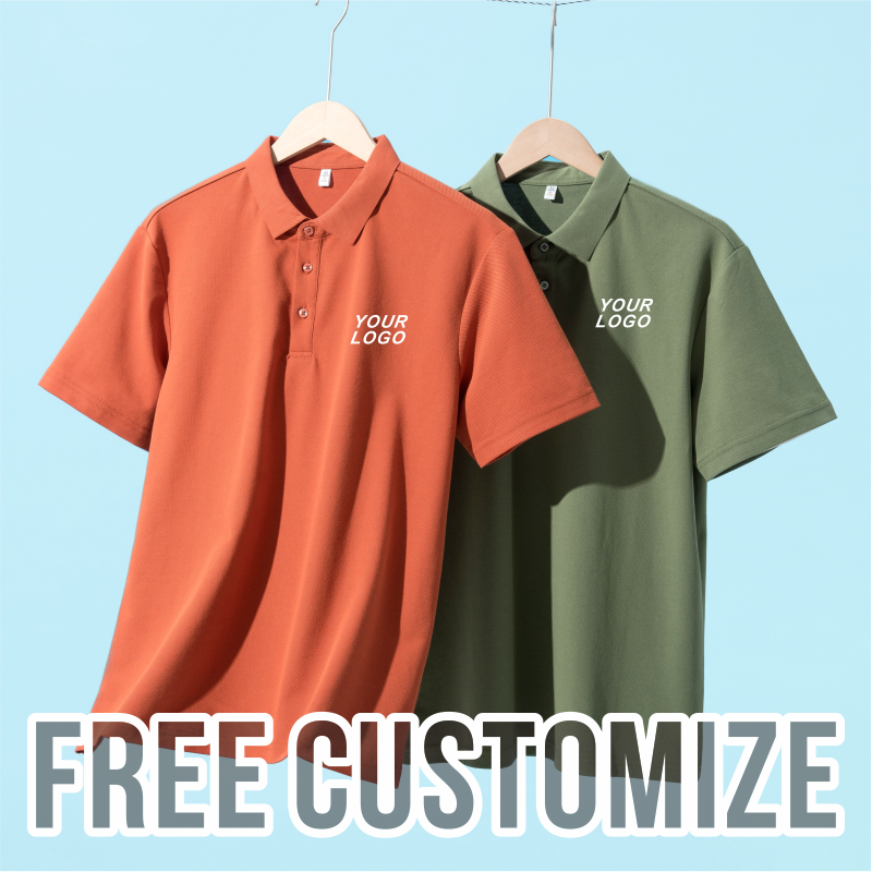 Embroidery Men Shirt - NEW Custom polo shirt free print