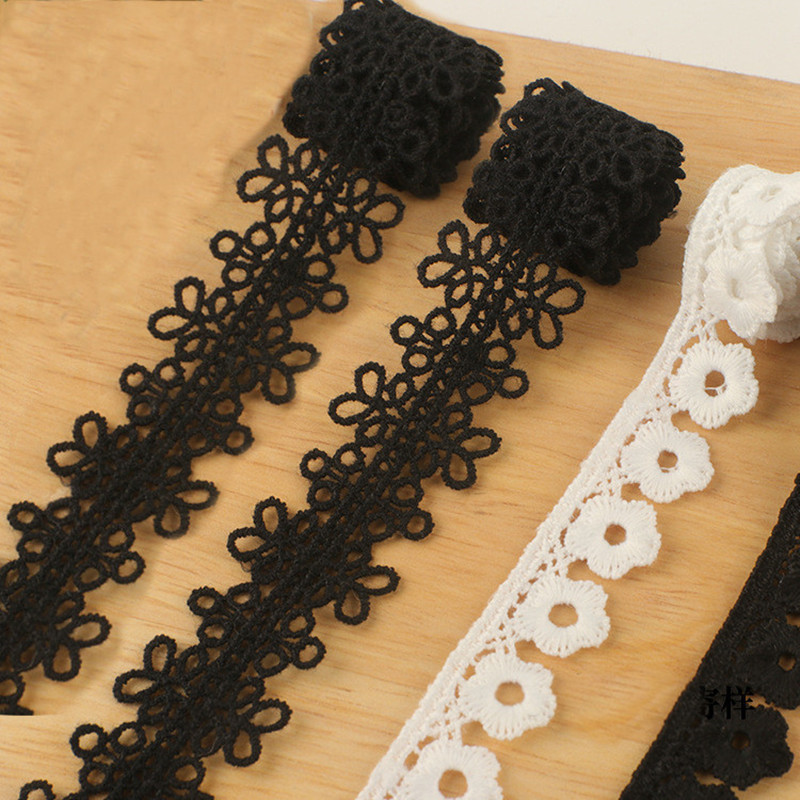 Embroidery Underwear - 5Y Embroidery Black white Milk Silk