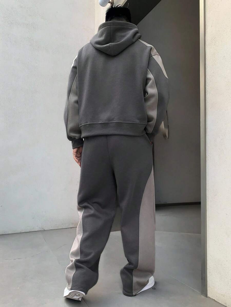 Embroidery Origin - Mens Autumn Hoodie And Pants Set
