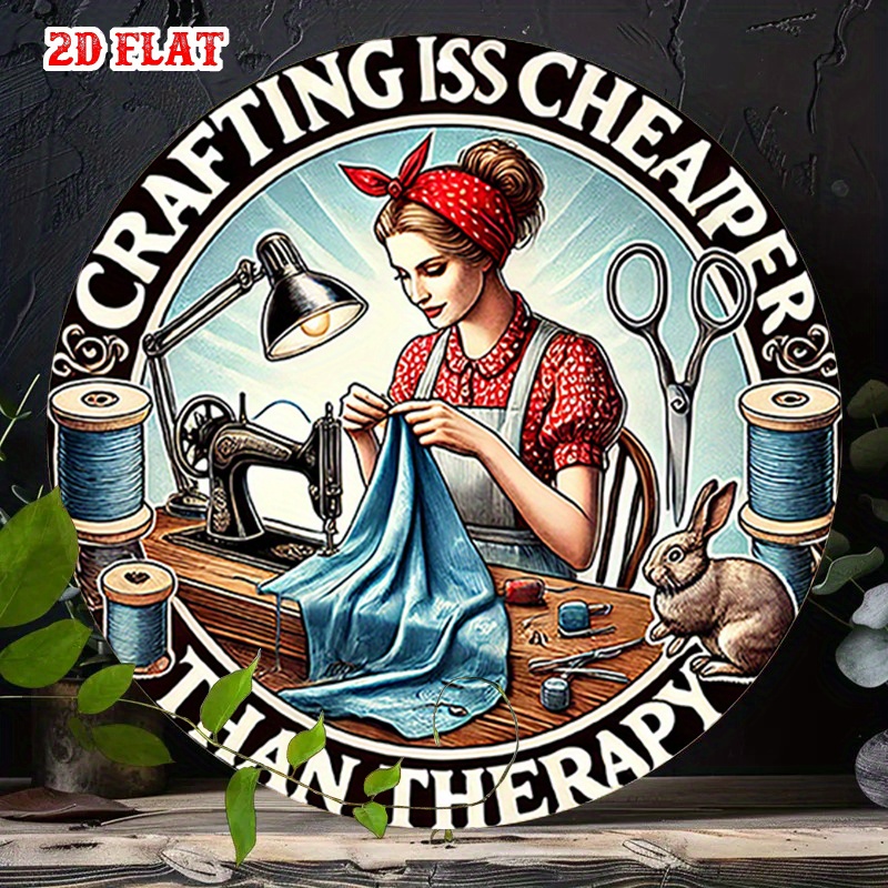 Embroidery Yarns - 2D Flat 1pc Thread Spool Aluminum