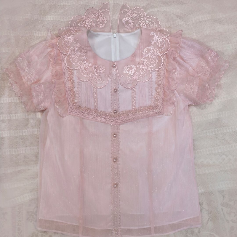 Embroidery Gothic - Japanese Style Kawaii Lolita Blouses Women