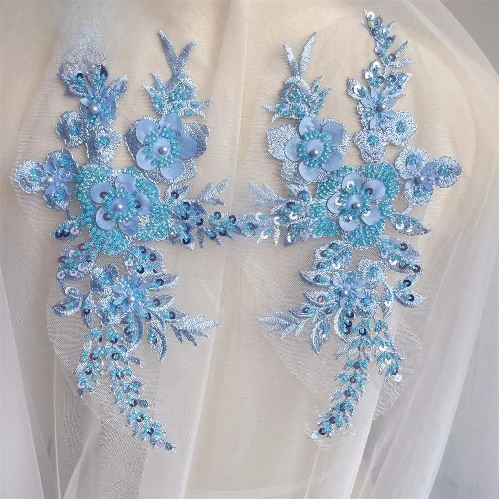 Embroidery Youtube - 2PCS/1Pair New 12 Colors Sequin Tube