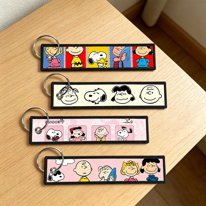 Embroidery Yes - Snoopys Embroidery Key Fobs Boy Girl