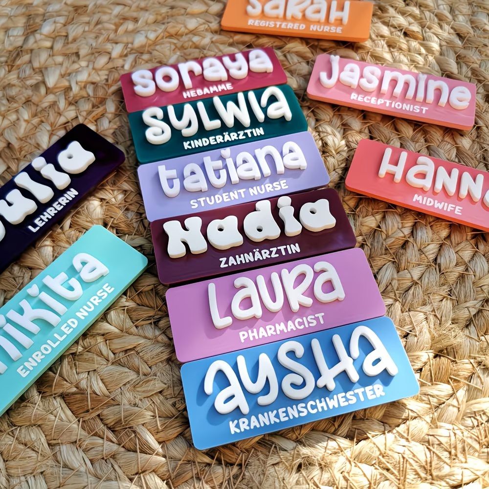 Personalized Name Brooch Badge – обзор и цена Embroidery Texture