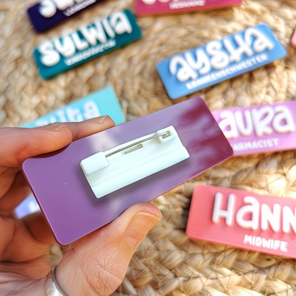 Personalized Name Brooch Badge – обзор и цена Embroidery Texture