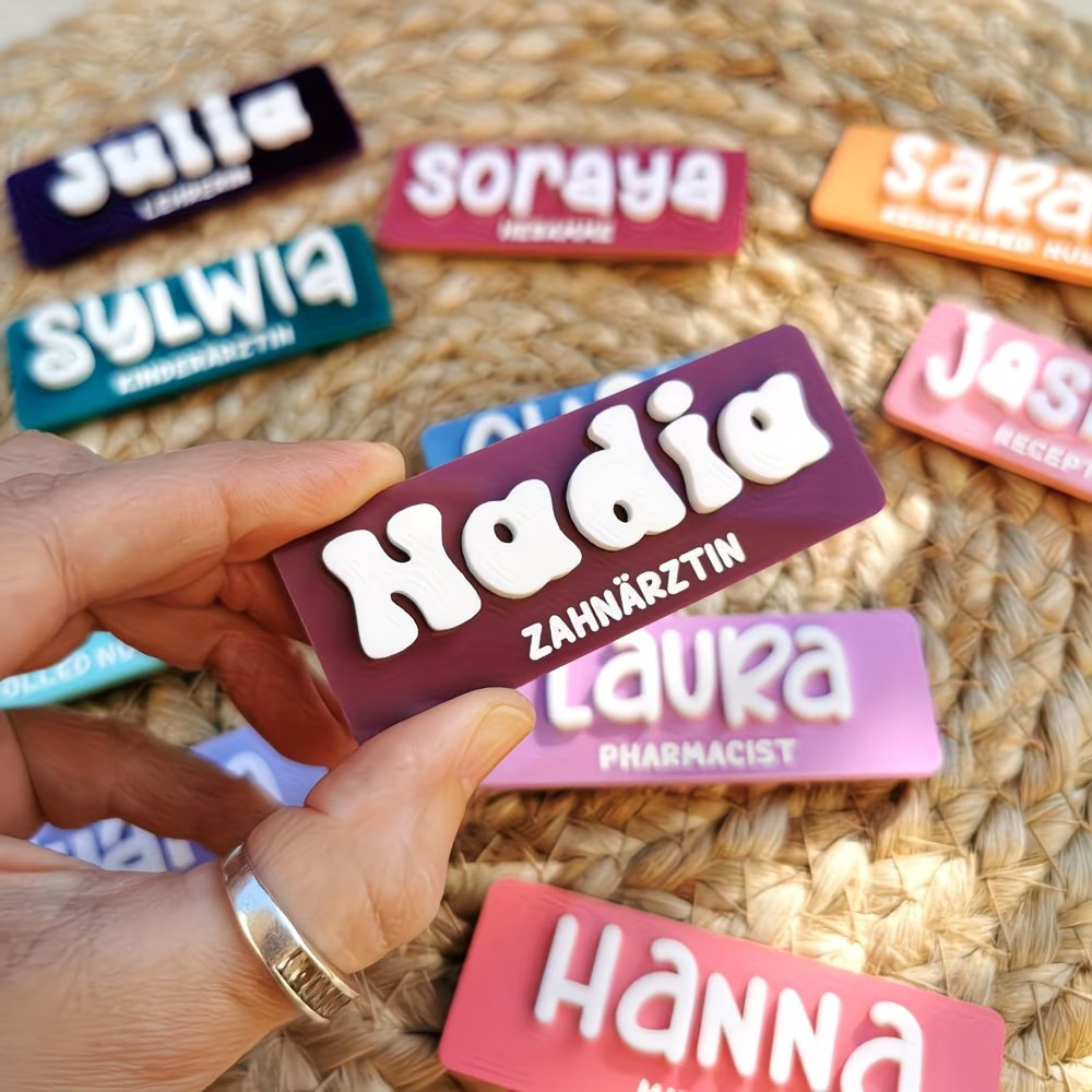 Personalized Name Brooch Badge – обзор и цена Embroidery Texture