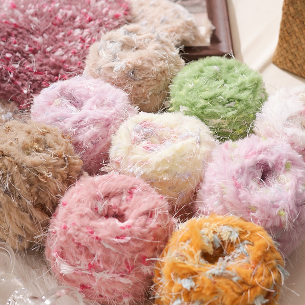 Faux Fur Blend Yarn, 100g Cand – обзор и цена Embroidery Hat Machine