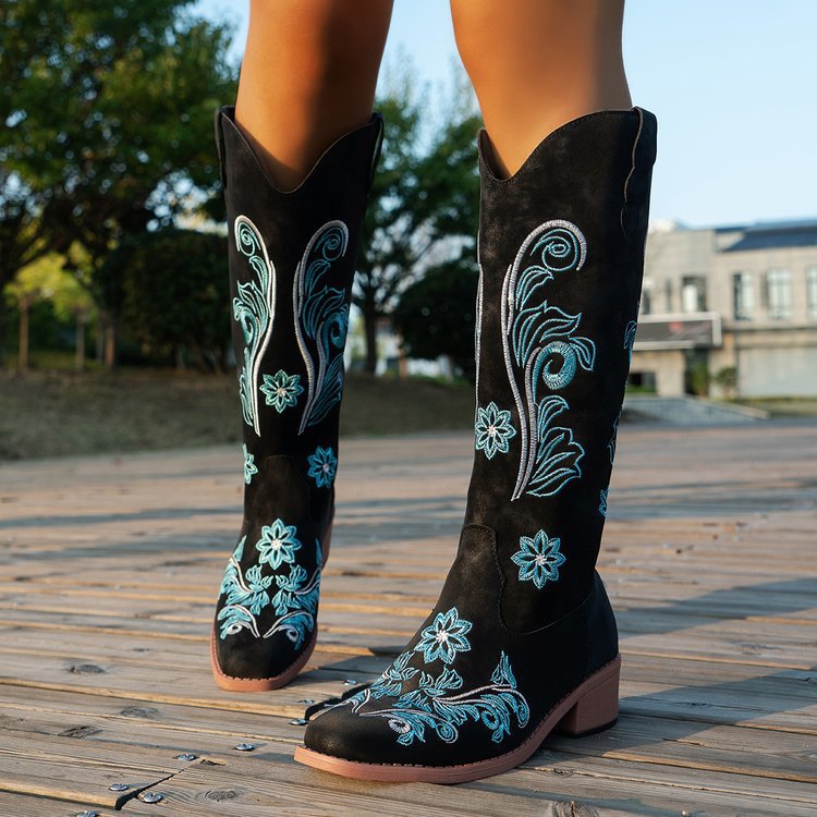 Retro Women Boot Fashion Women – обзор и цена Embroidery Youtube
