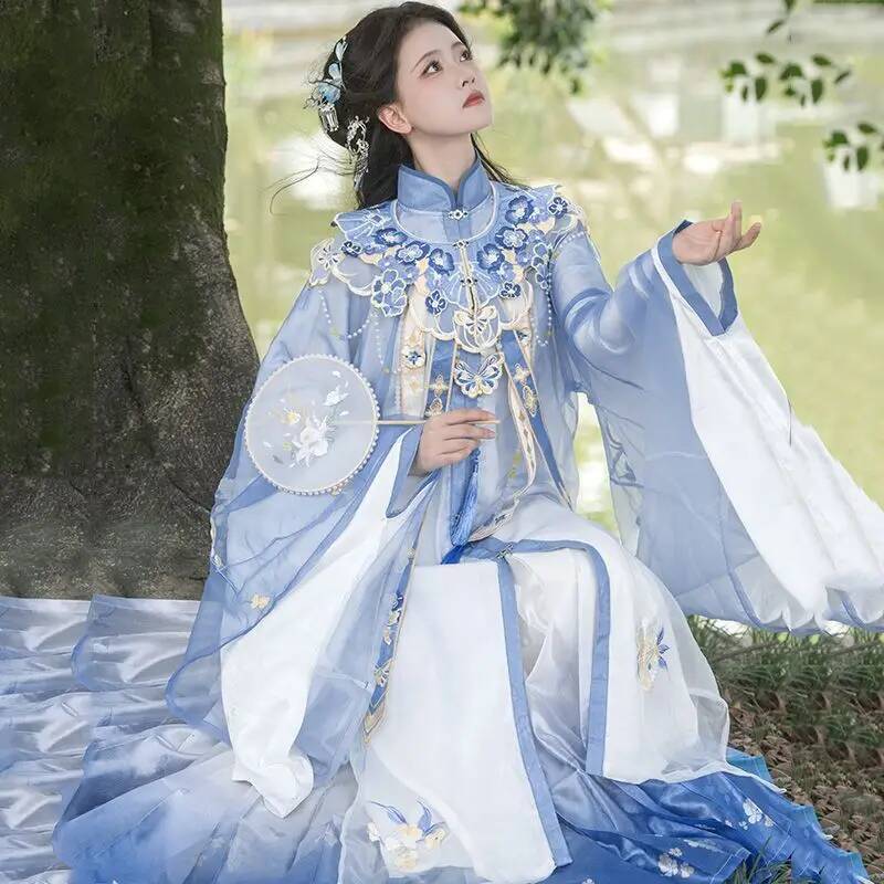 Bimonthly[Lan Jin Luo]New Hanf – обзор и цена Embroidery Shirt