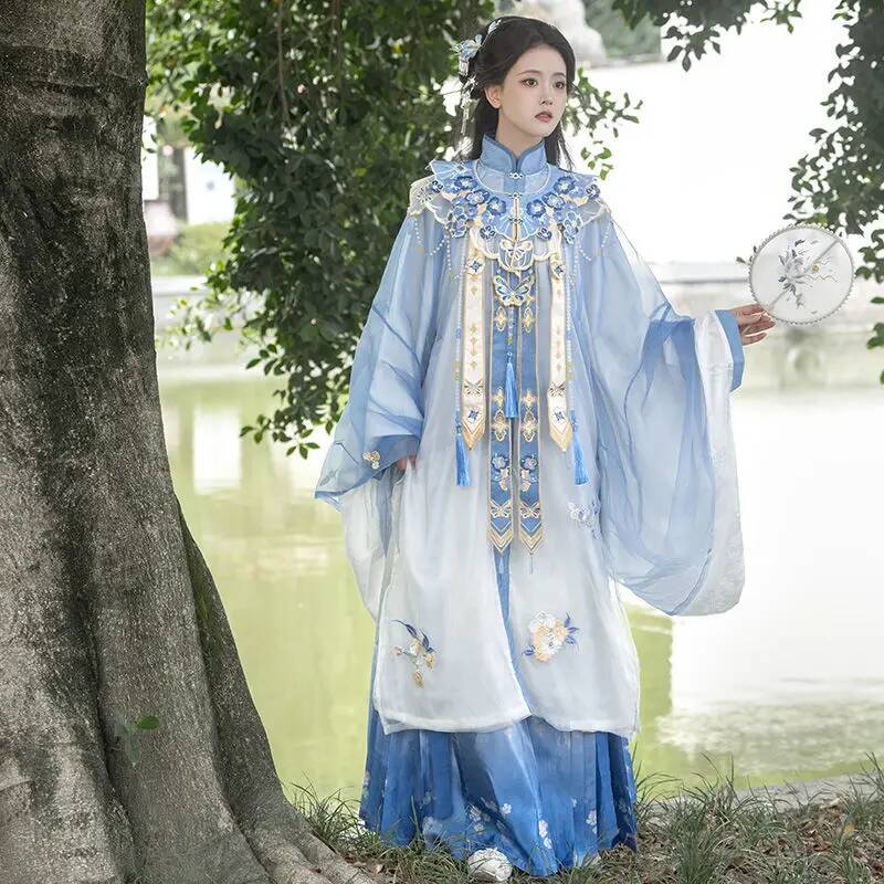 Bimonthly[Lan Jin Luo]New Hanf – обзор и цена Embroidery Shirt