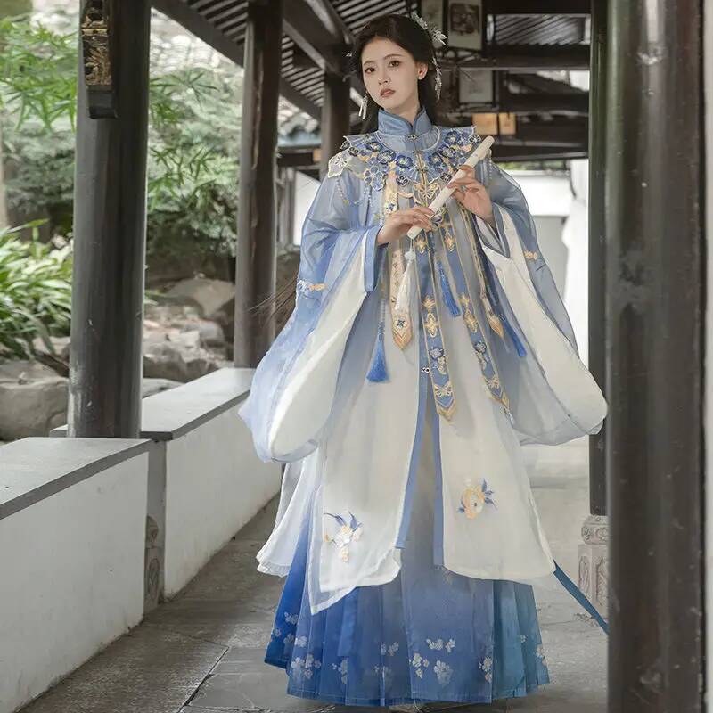 Bimonthly[Lan Jin Luo]New Hanf – обзор и цена Embroidery Shirt