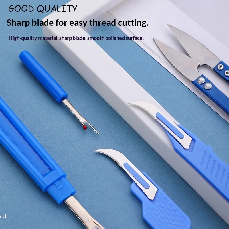 5Pcs Blue Sewing Ripper Kit wi – обзор и цена Embroidery Yarns