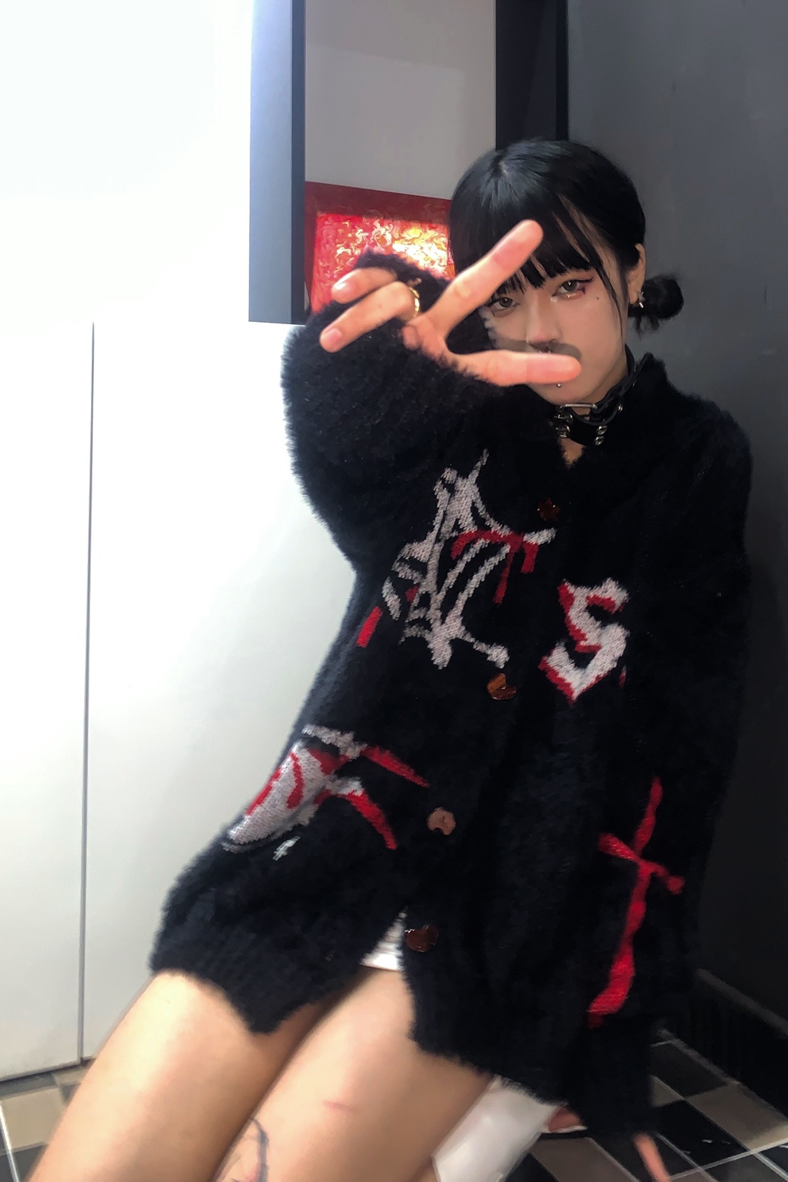 Y2k Fashion Women's Sweater Si – обзор и цена Embroidery Gothic