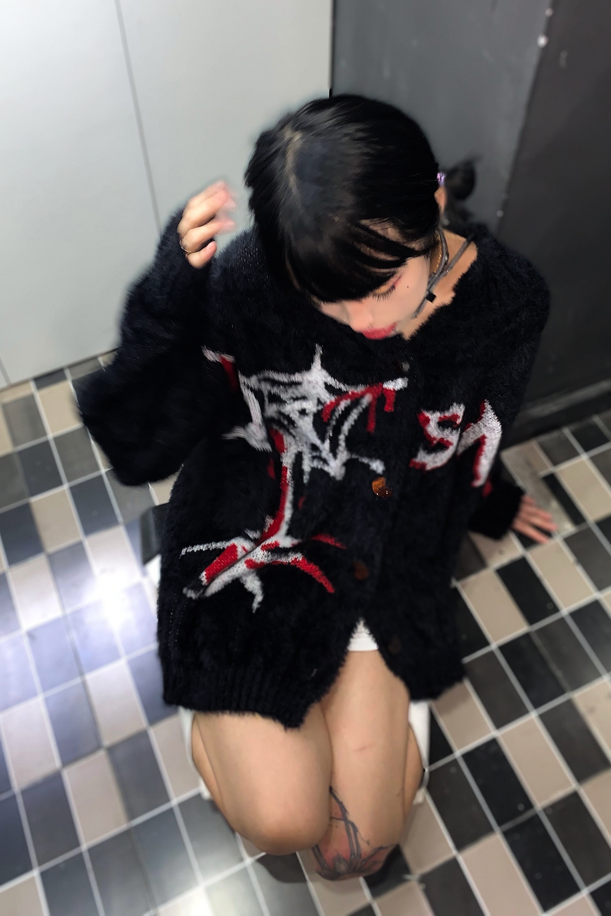 Y2k Fashion Women's Sweater Si – обзор и цена Embroidery Gothic