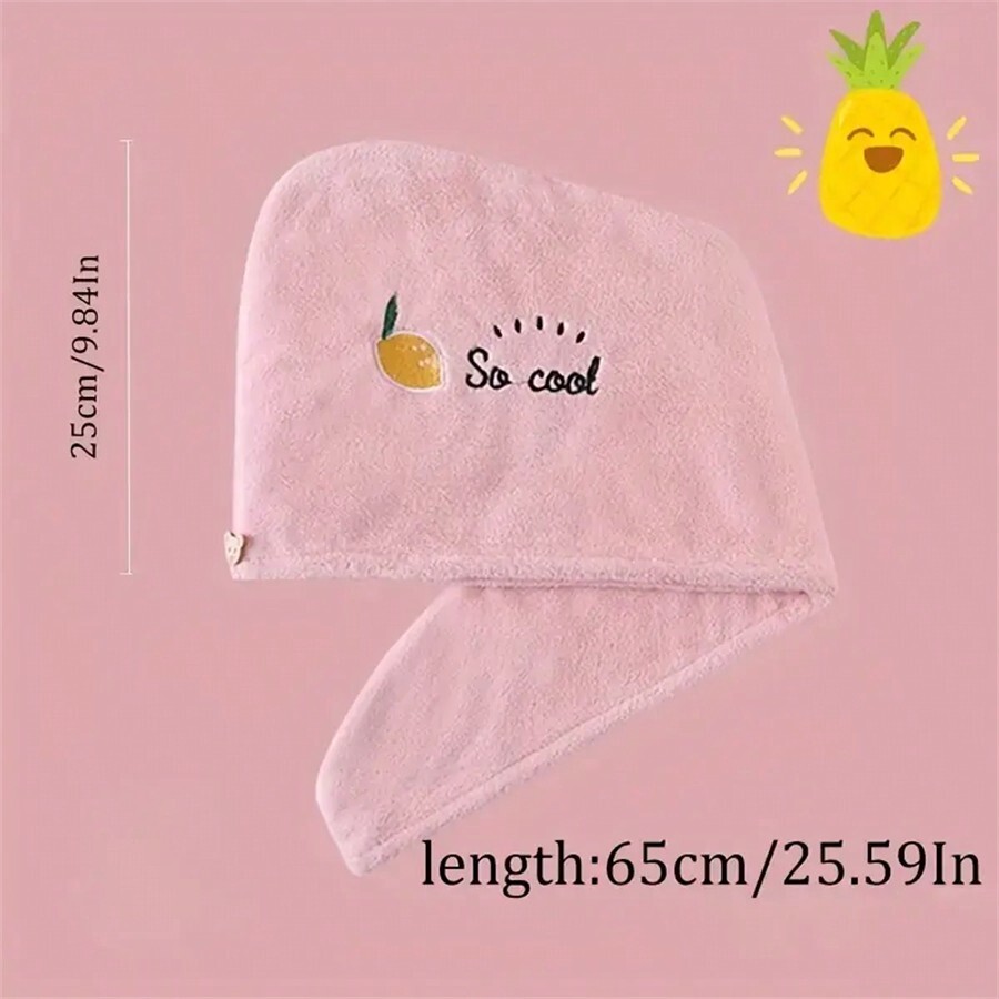 Quick-Dry Coral Fleece Hair To – обзор и цена Embroidery Towel