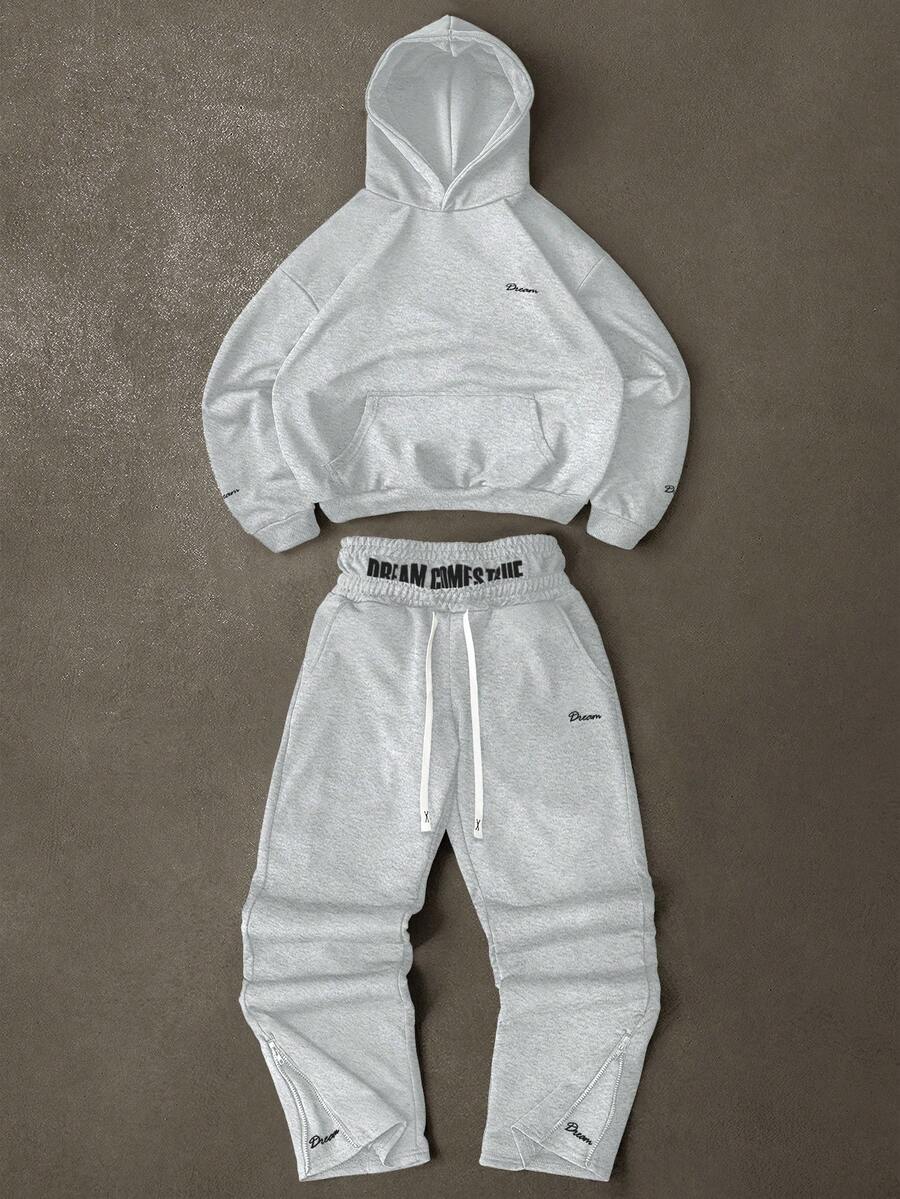 Men Black Hoodie And Joggers S – обзор и цена Embroidery Origin