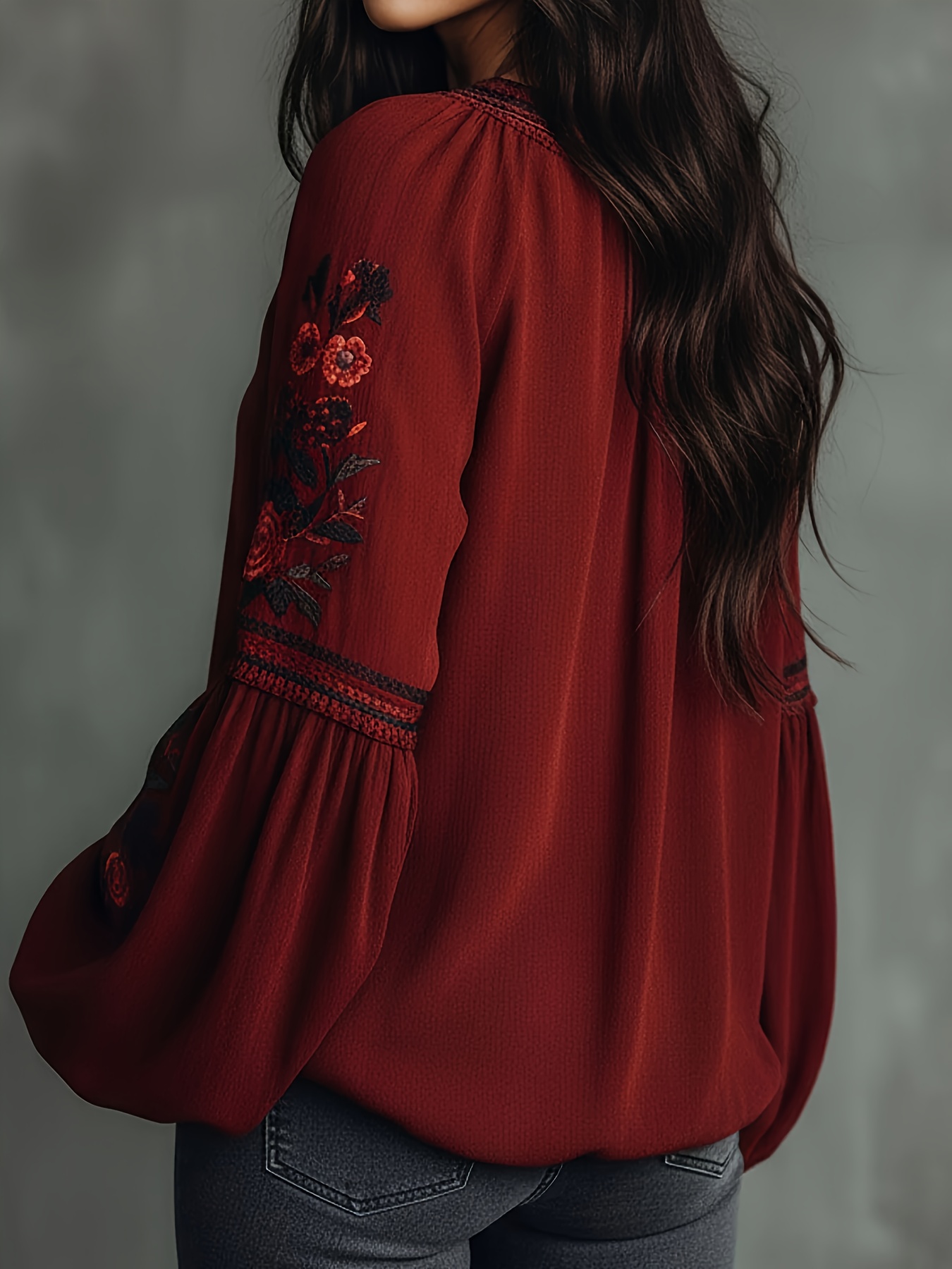 Women‘s Spring Blouse Retro Em – обзор и цена Embroidery Shirt