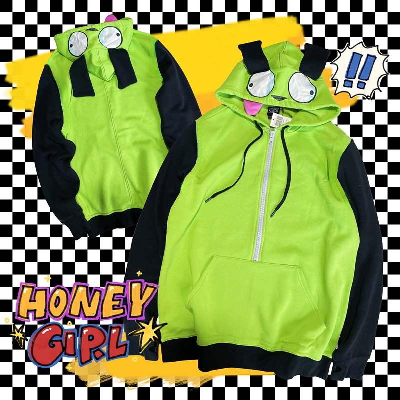 Anime Invader Cosplay Costume  – обзор и цена Embroidery Zip Up Hoodie