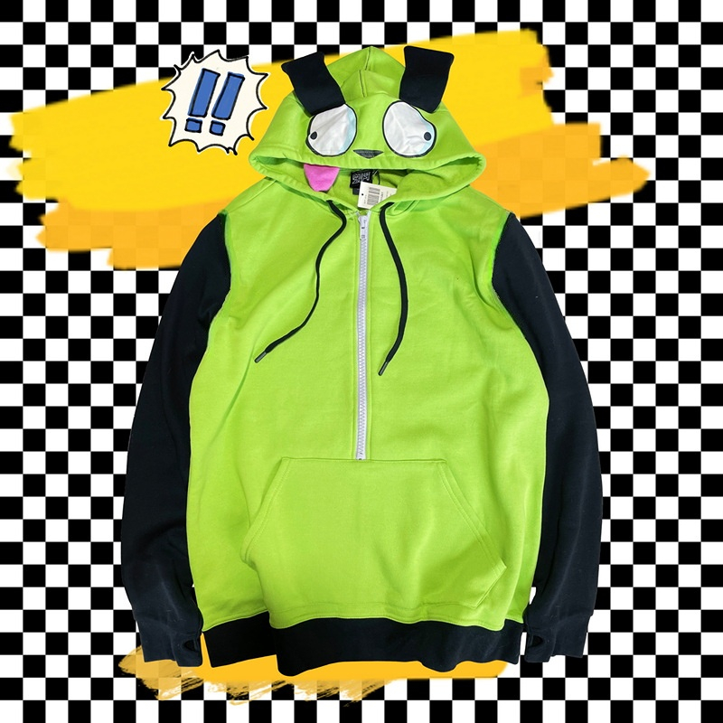 Anime Invader Cosplay Costume  – обзор и цена Embroidery Zip Up Hoodie