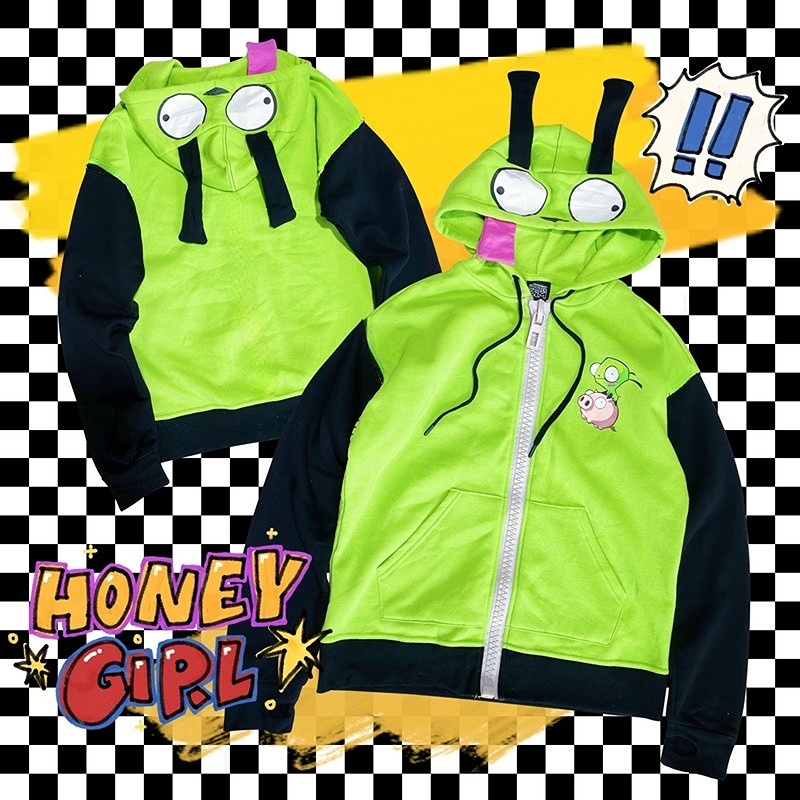 Anime Invader Cosplay Costume  – обзор и цена Embroidery Zip Up Hoodie