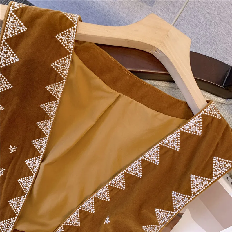 Vintage Fashion Cardigan for W – обзор и цена Embroidery Zig Zag Stitch