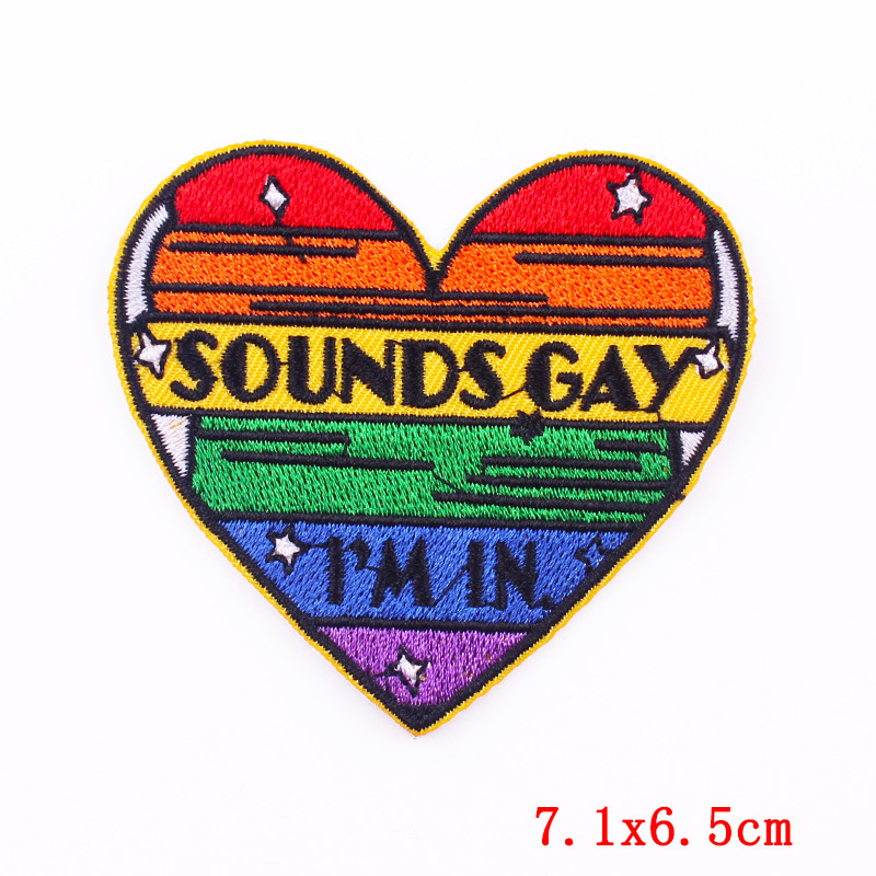 Designer Punk Love Heart Iron- – обзор и цена Embroidery Design Love