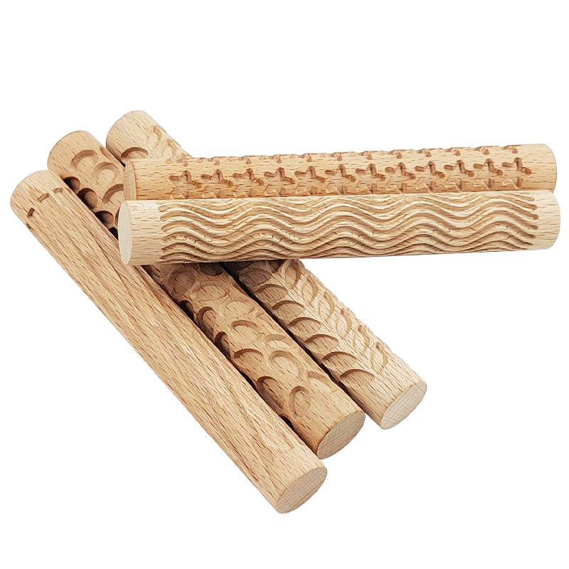 Wooden Texture Rolling Pin Cer – обзор и цена Embroidery Texture