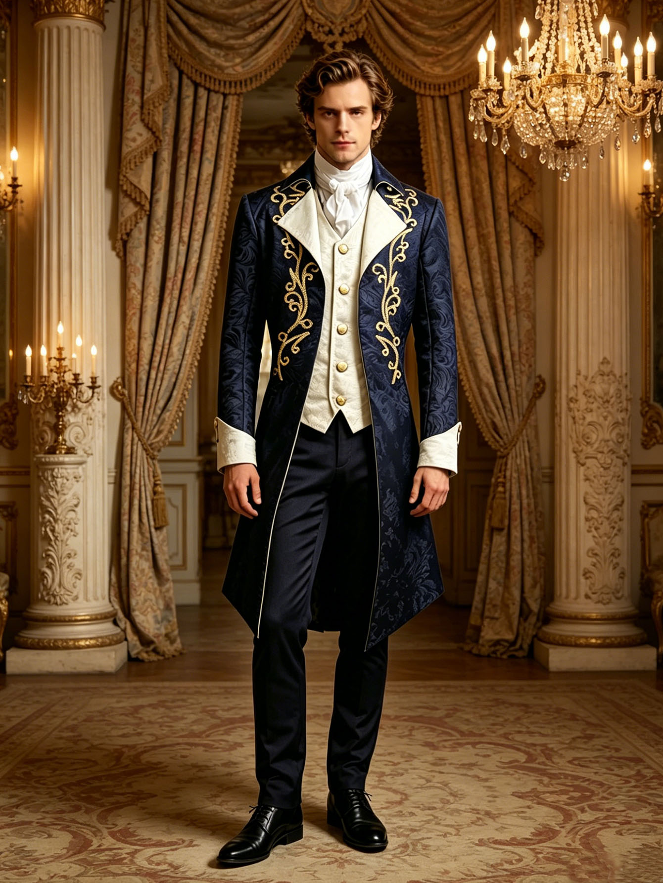 2026Medieval Men's Gothic Tail – обзор и цена Embroidery Gothic
