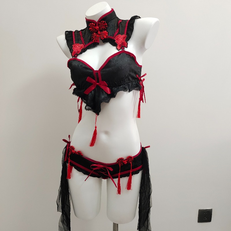 Gothic Vintage Cheongsam Linge – обзор и цена Embroidery Underwear
