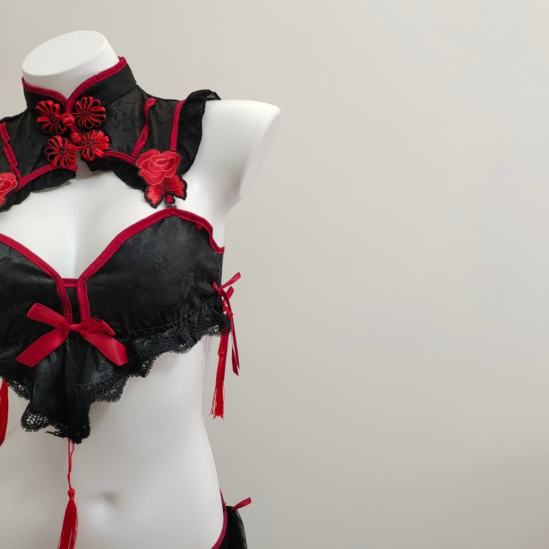 Gothic Vintage Cheongsam Linge – обзор и цена Embroidery Underwear