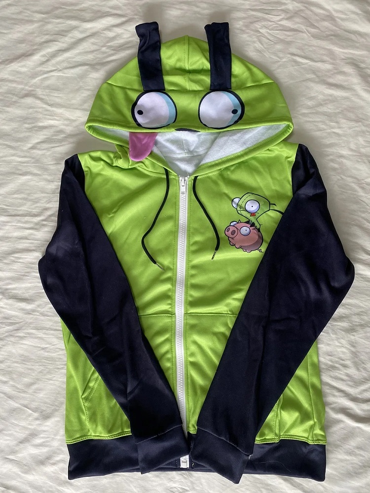 Anime Invader Cosplay Costume  – обзор и цена Embroidery Zip Up Hoodie