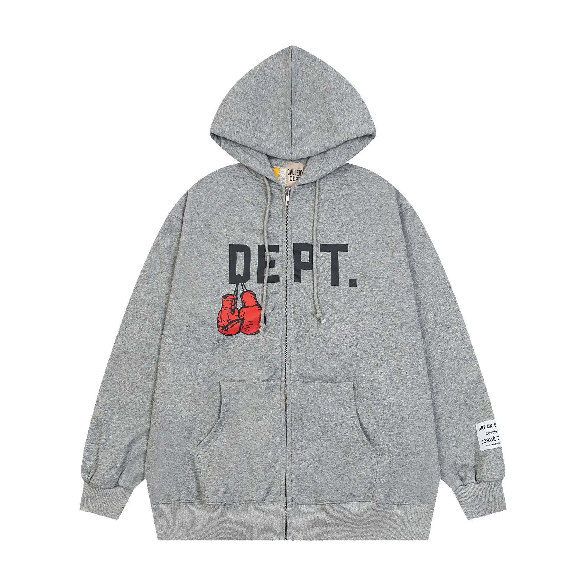 Dept Print Fashion Brand Lette – обзор и цена Embroidery Zip Up Hoodie