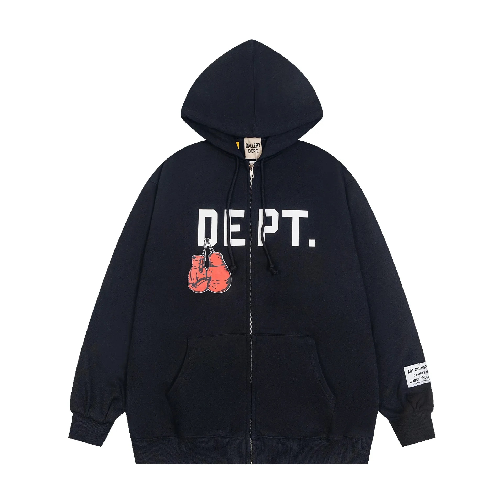 Dept Print Fashion Brand Lette – обзор и цена Embroidery Zip Up Hoodie