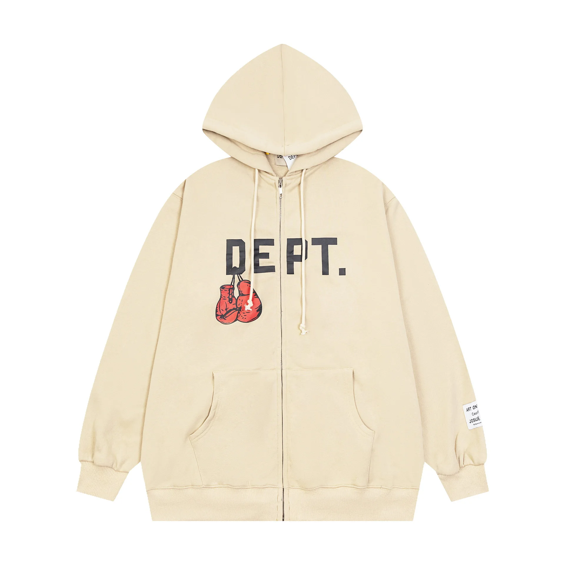 Dept Print Fashion Brand Lette – обзор и цена Embroidery Zip Up Hoodie