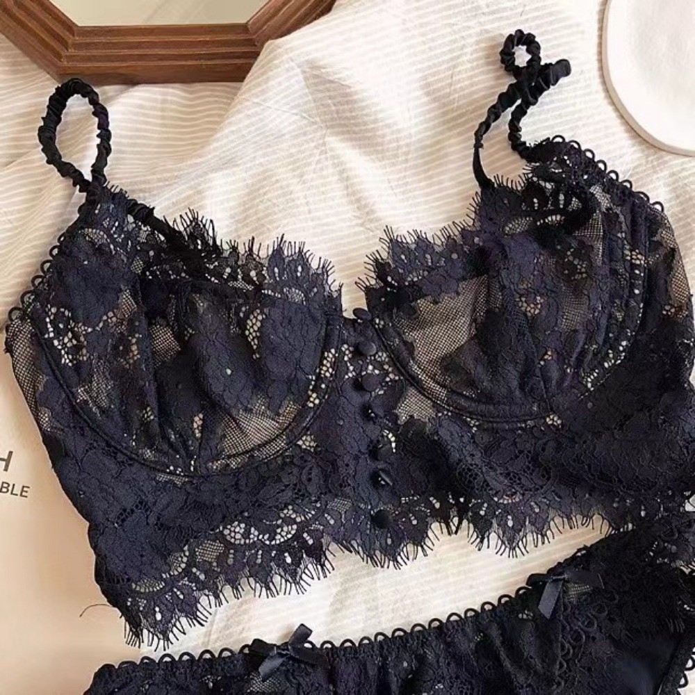 Flower Embroidery Lace Wireles – обзор и цена Embroidery Underwear