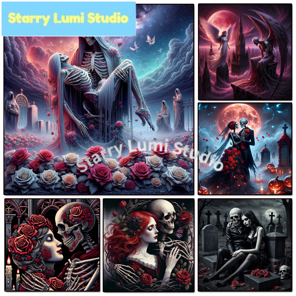 5D Diamond Painting Gothic Lad – обзор и цена Embroidery Gothic