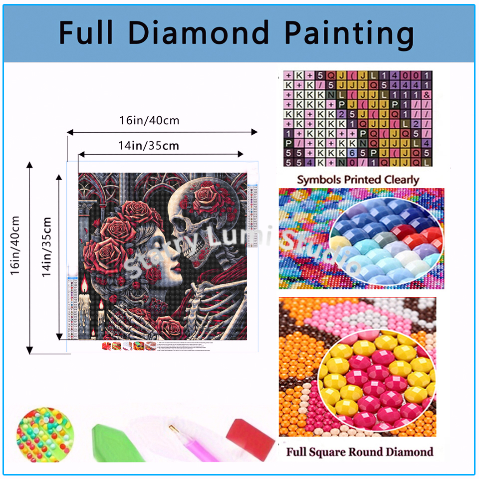 5D Diamond Painting Gothic Lad – обзор и цена Embroidery Gothic