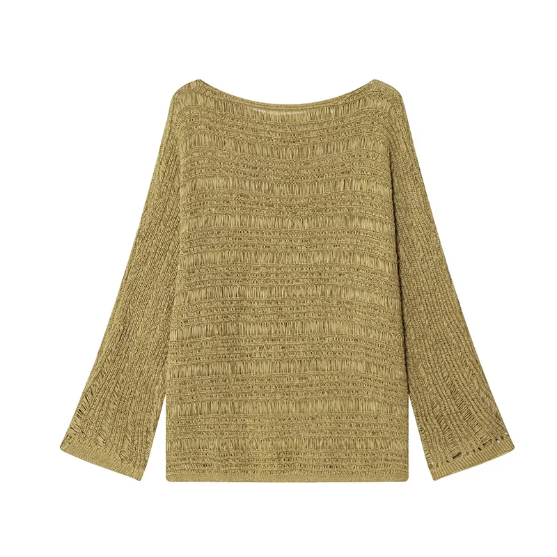 Vintage Boat Neck Knit Sweater – обзор и цена Embroidery Origin