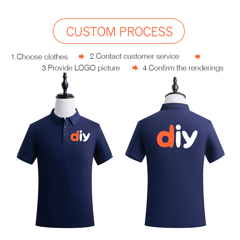 Personality Customization polo – обзор и цена Embroidery Men Shirt
