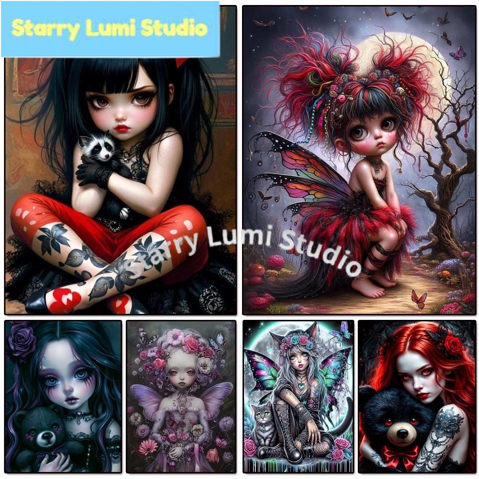 5D Diamond Painting Kit Gothic – обзор и цена Embroidery Gothic
