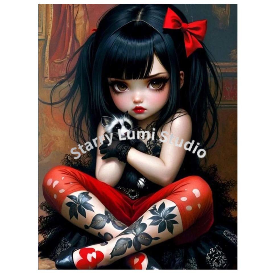 5D Diamond Painting Kit Gothic – обзор и цена Embroidery Gothic