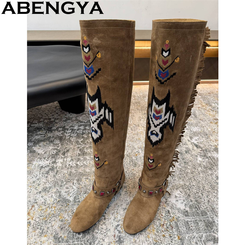 ABENGYA 2026 Winter New Knee H – обзор и цена Embroidery Yes