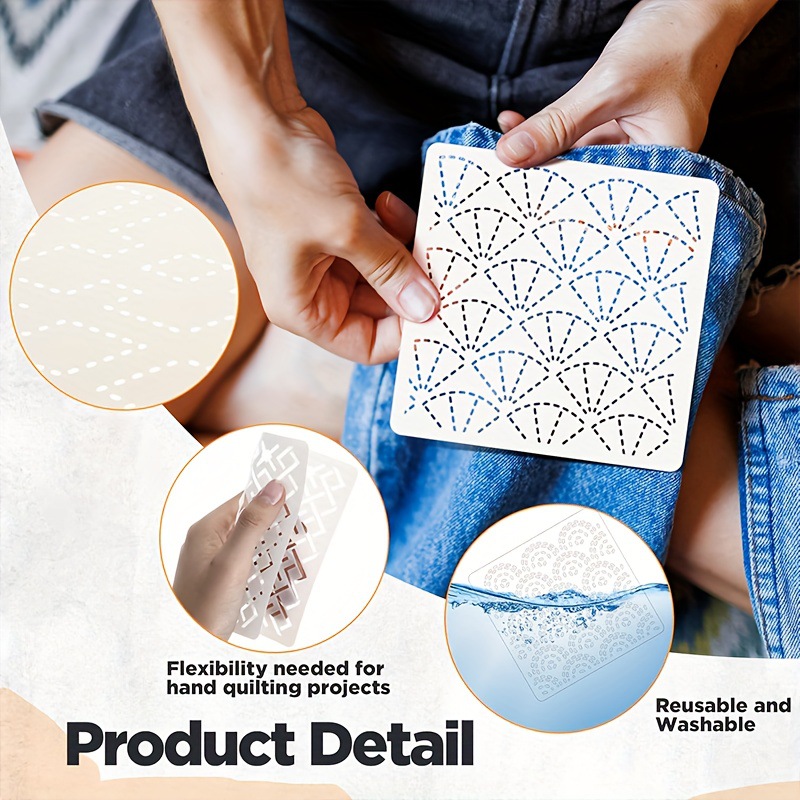 30Pcs Embroidery Templates DIY – обзор и цена Embroidery Yarns