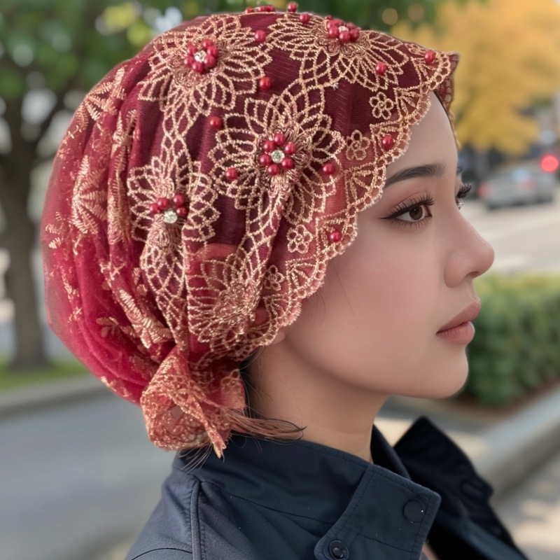 Women Stylish Headscarf Hat Em – обзор и цена Embroidery Hat Machine