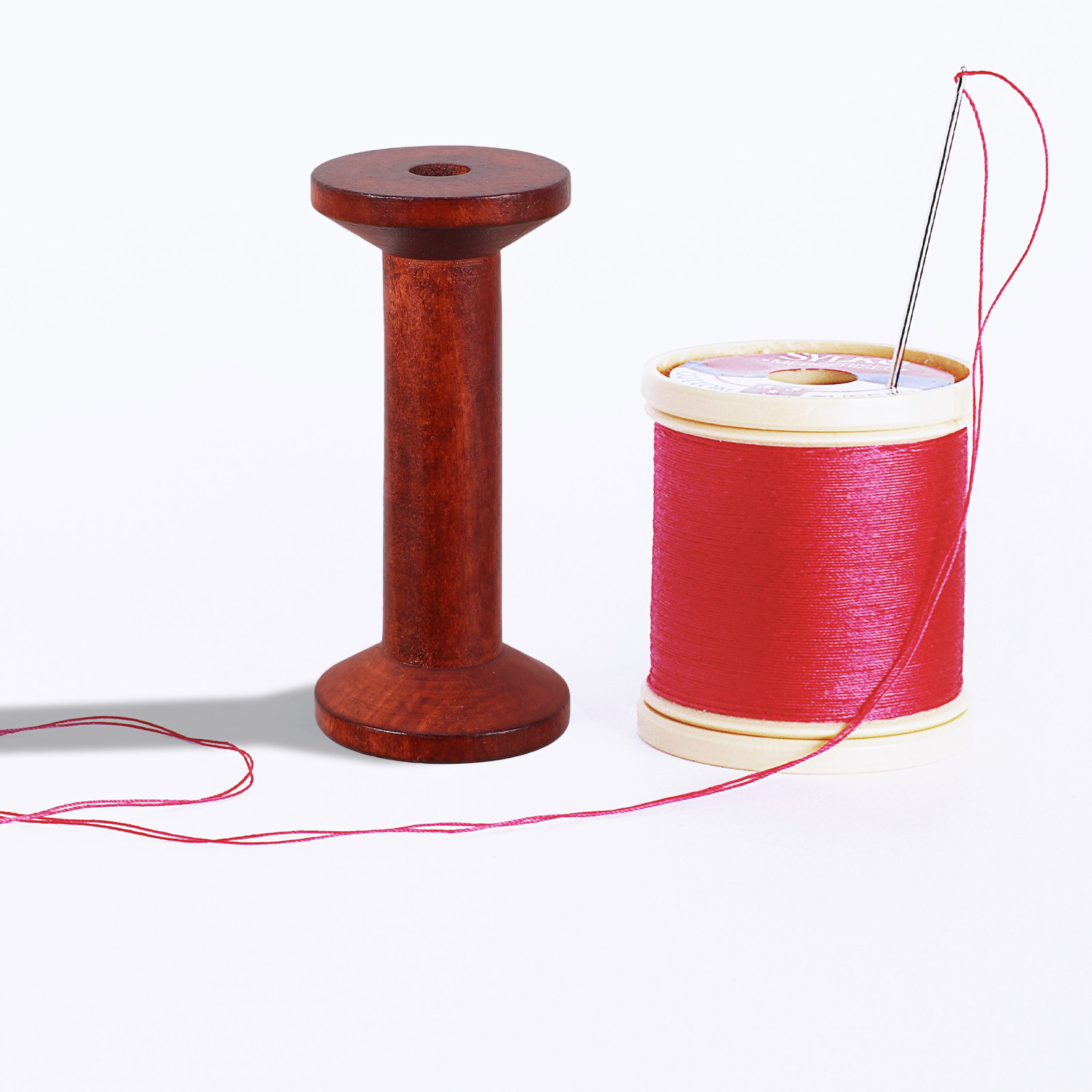 6Pcs Wooden Empty Spools for C – обзор и цена Embroidery Yarns