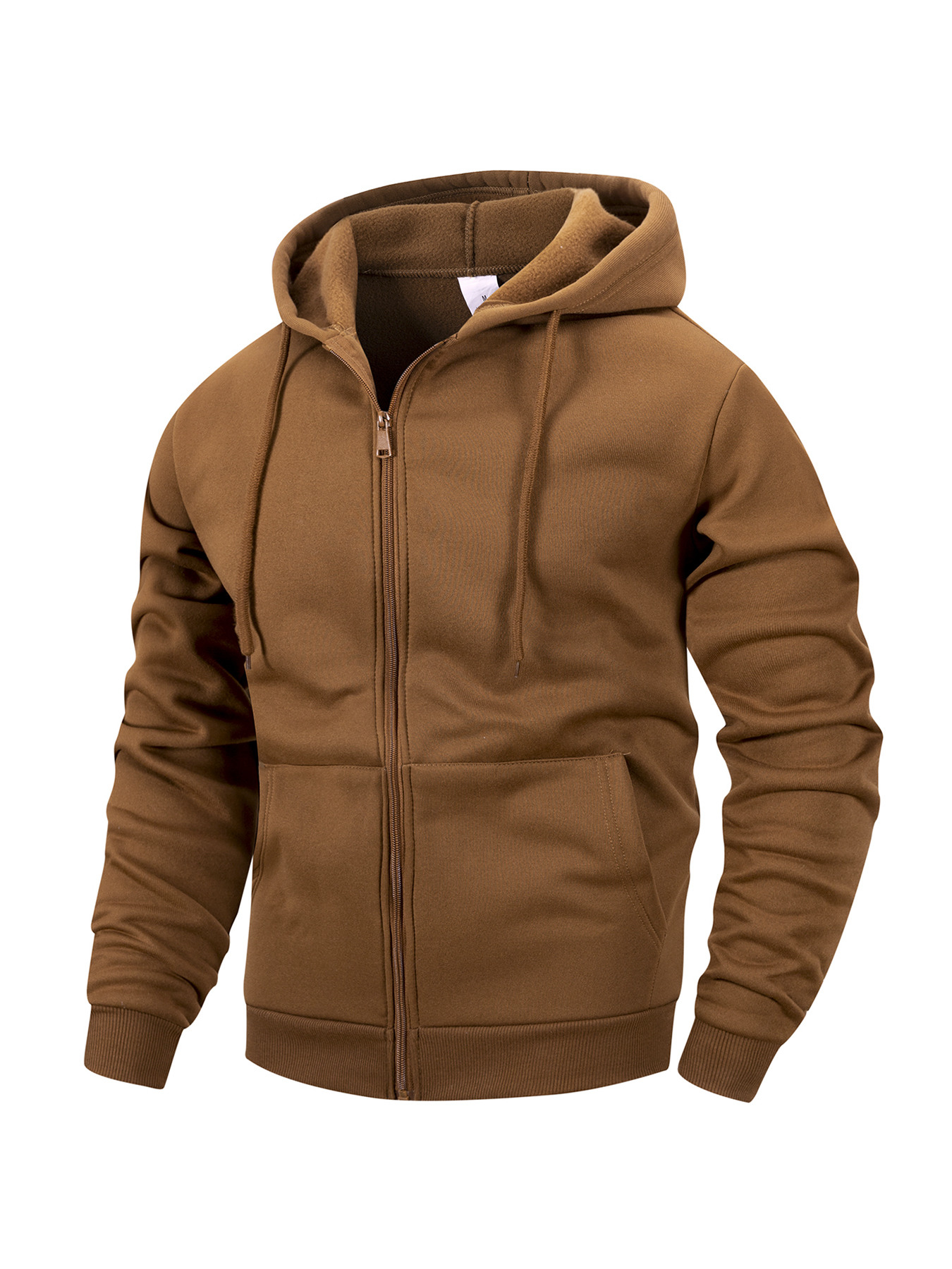 Men's Zip Hoodie Jacket Hooded – обзор и цена Embroidery Zip Up Hoodie