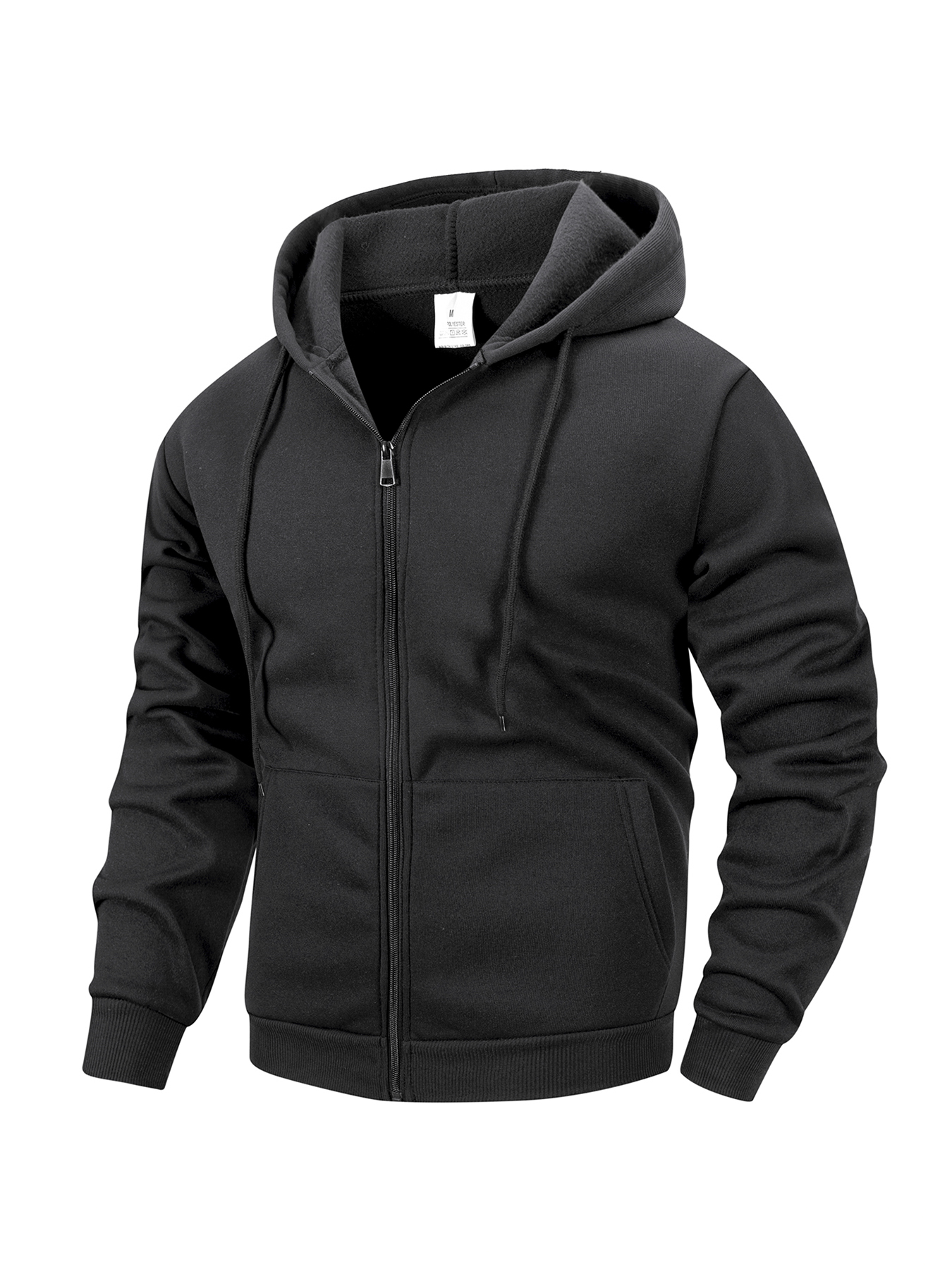 Men's Zip Hoodie Jacket Hooded – обзор и цена Embroidery Zip Up Hoodie
