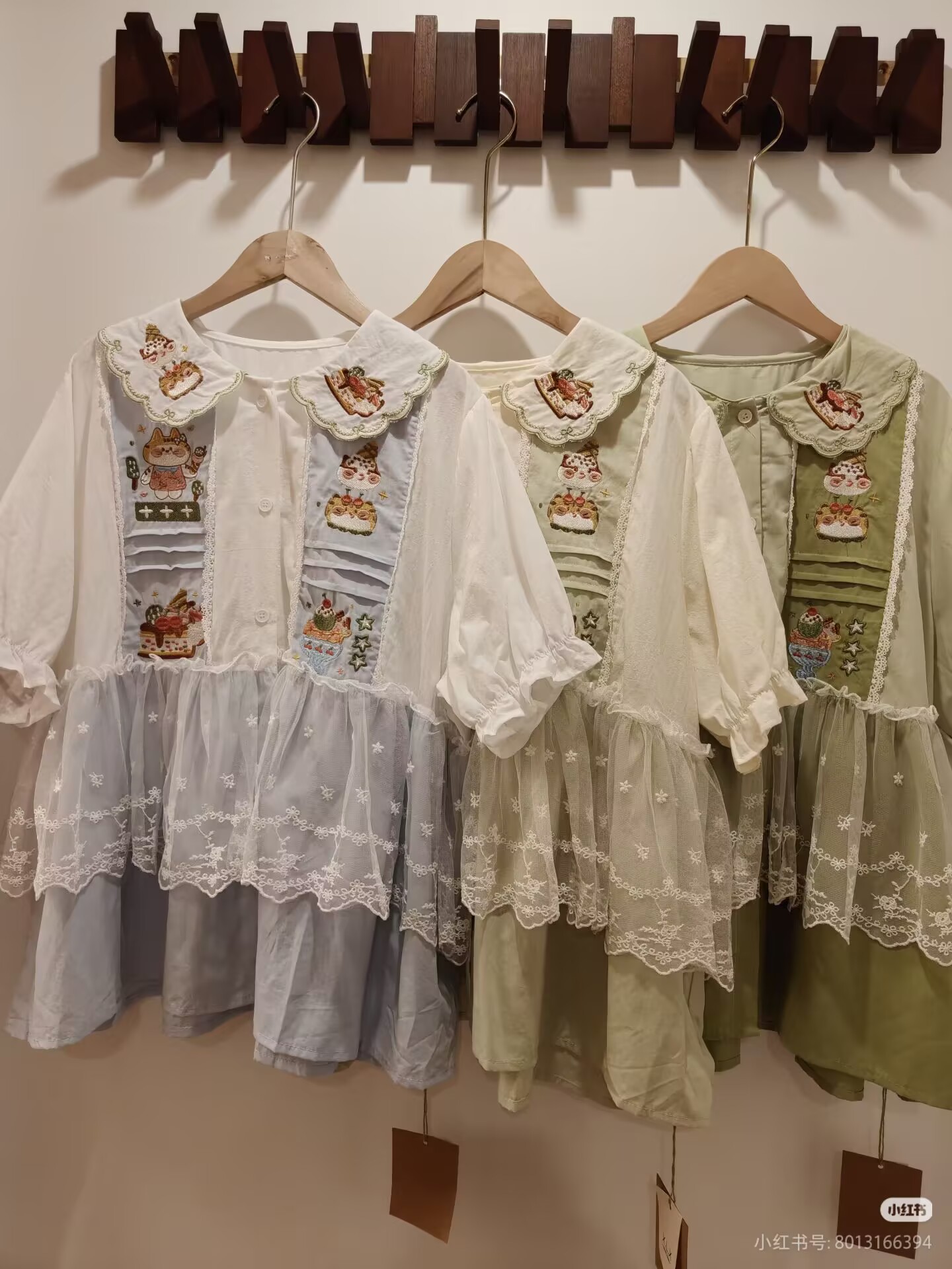 Mori Girl Retro Lolita Style S – обзор и цена Embroidery Men Shirt