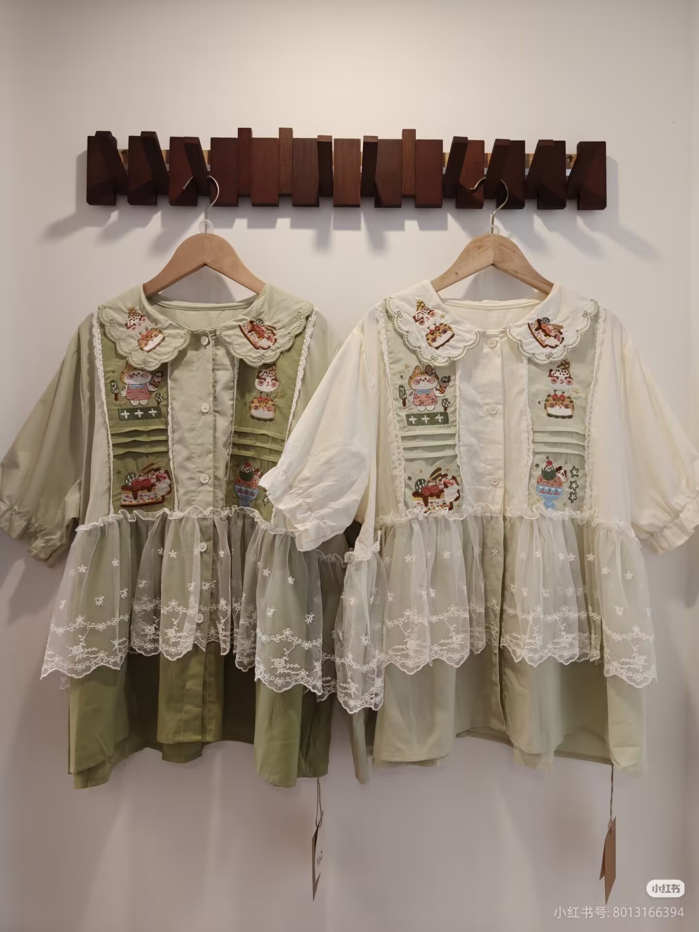 Mori Girl Retro Lolita Style S – обзор и цена Embroidery Men Shirt