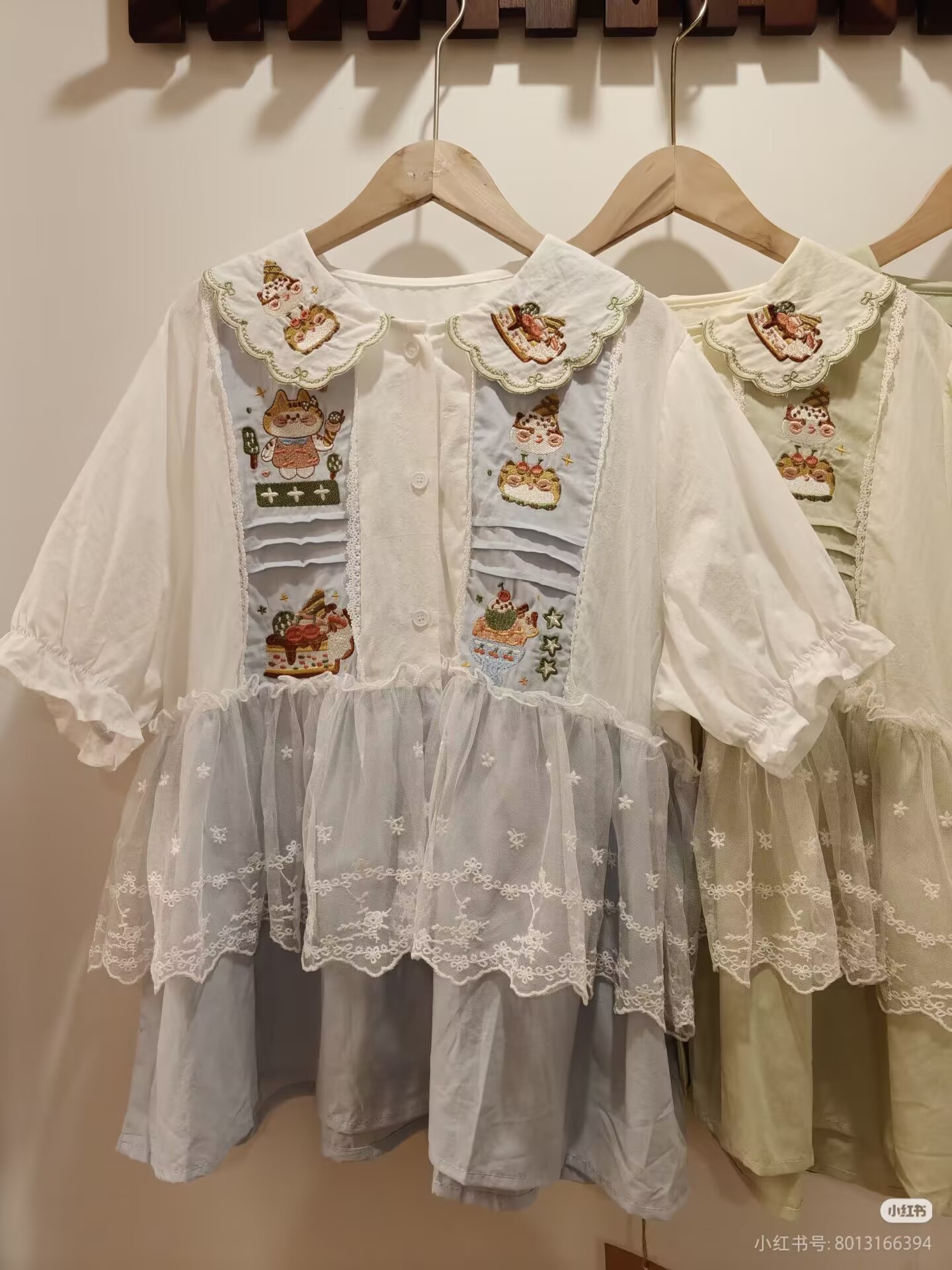 Mori Girl Retro Lolita Style S – обзор и цена Embroidery Men Shirt